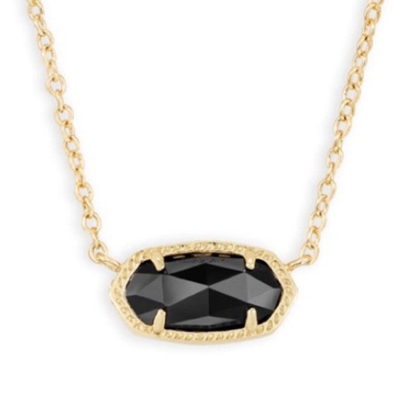 Kendra Scott Jewelry - ✂️KENDRA SCOTT Elisa Black Opaque Glass Necklace